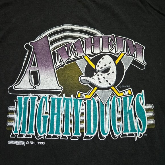 1993 Single Stitch Disney Anaheim Mighty Ducks Shirt *EUC* - Picture 2 of 6